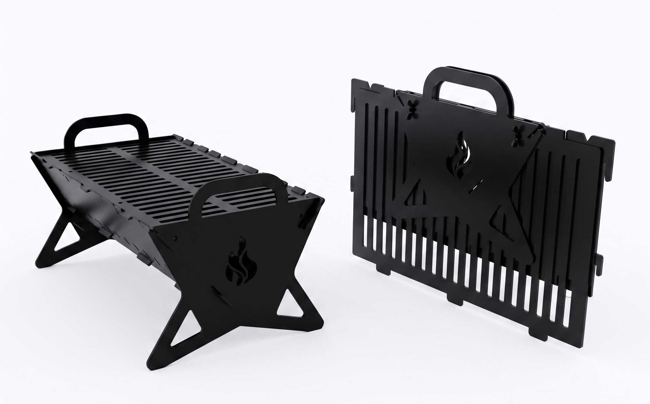 Portable, Collapsible BBQ, Grill, Fire Pit
