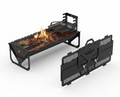 XL Long Collapsible, Foldable & Portable Grill, BBQ, Fire Pit
