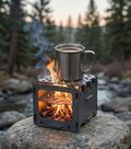 Mini Collapsible, Foldable Camping Grill, BBQ, Stove