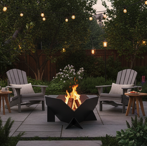 Collapsible, Foldable & Portable Fire Pit - 65cm
