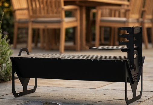 XL Long Collapsible, Foldable & Portable Grill, BBQ, Fire Pit