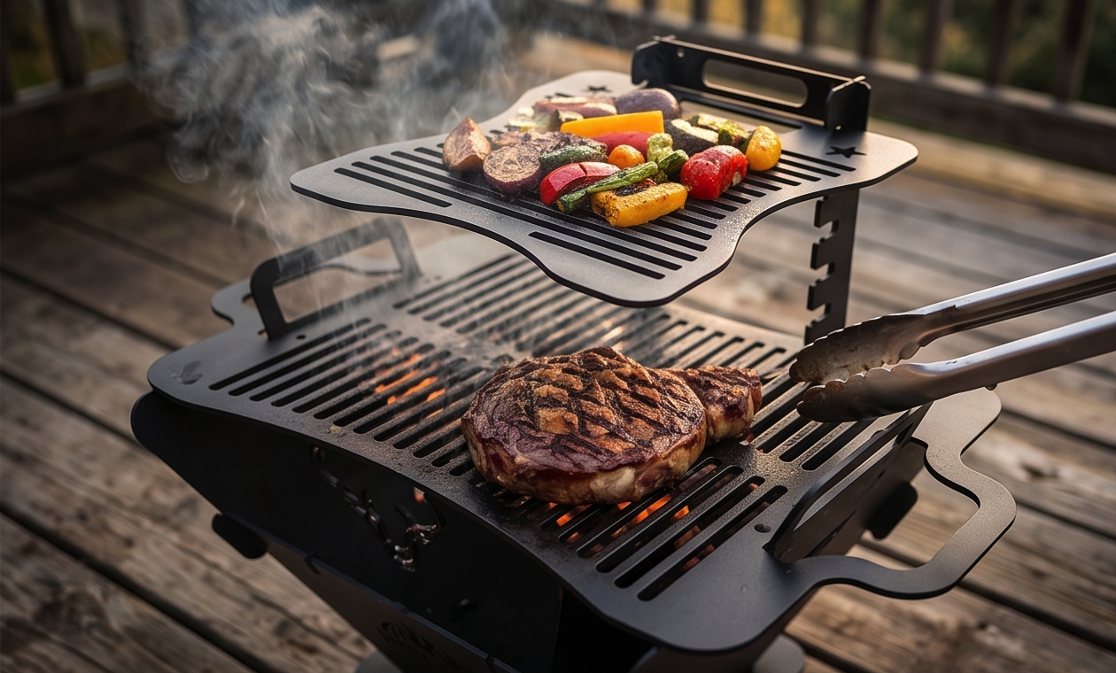 Handcrafted Collapsible Grill, BBQ, Fire Pit - 60cmx45cm