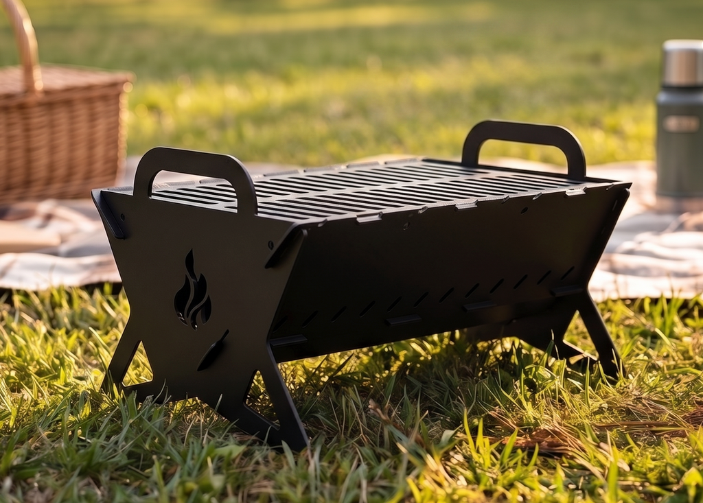 Portable, Collapsible BBQ, Grill, Fire Pit