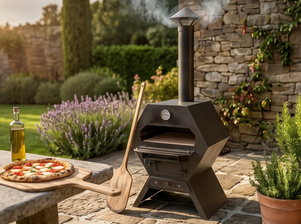 Handcrafted Hexagonal Wood-Fired Pizza Oven – 140cm