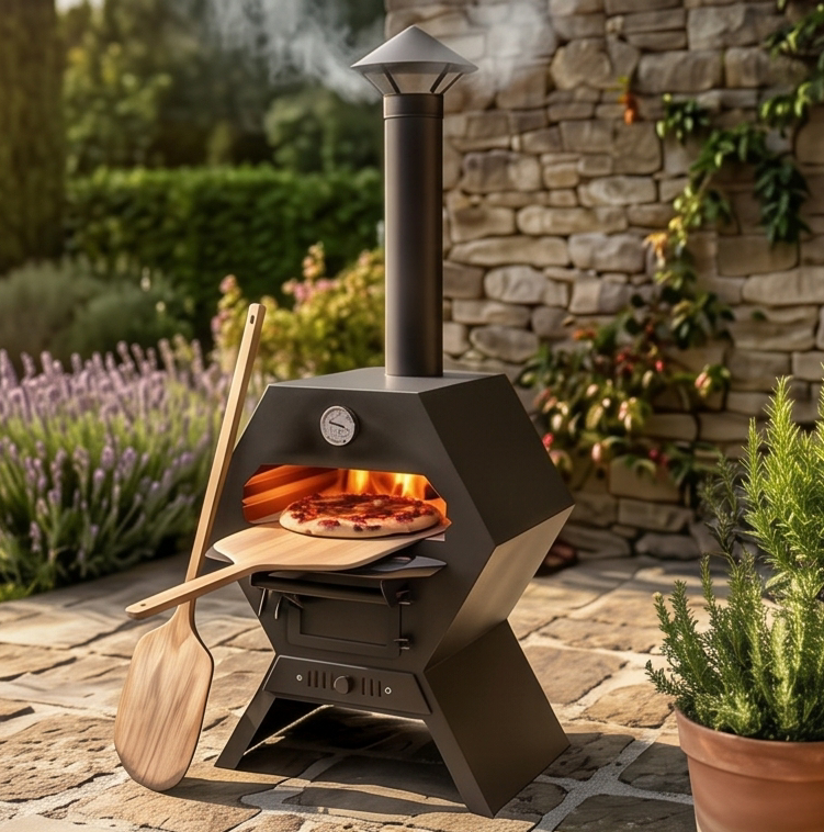 Handcrafted Hexagonal Wood-Fired Pizza Oven – 140cm
